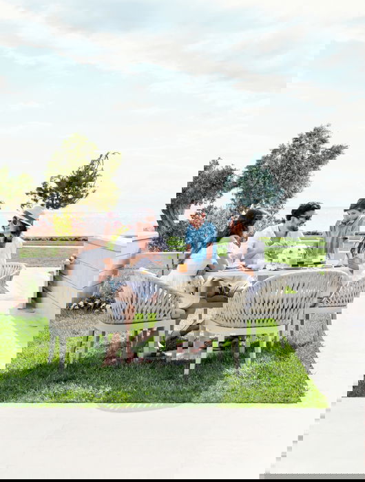 Sani Resort general in the evening