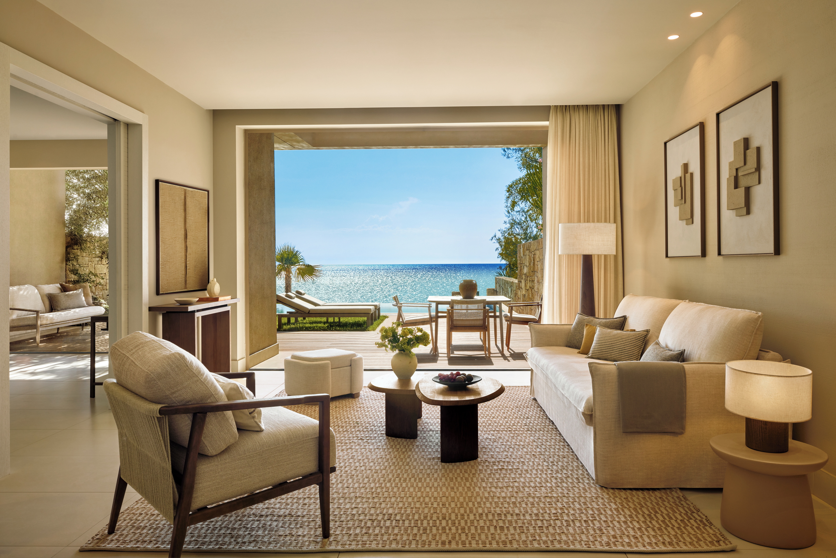 Sani Club Two Bedroom Bungalow Suite Private Pool Front Sea View 2880X1921