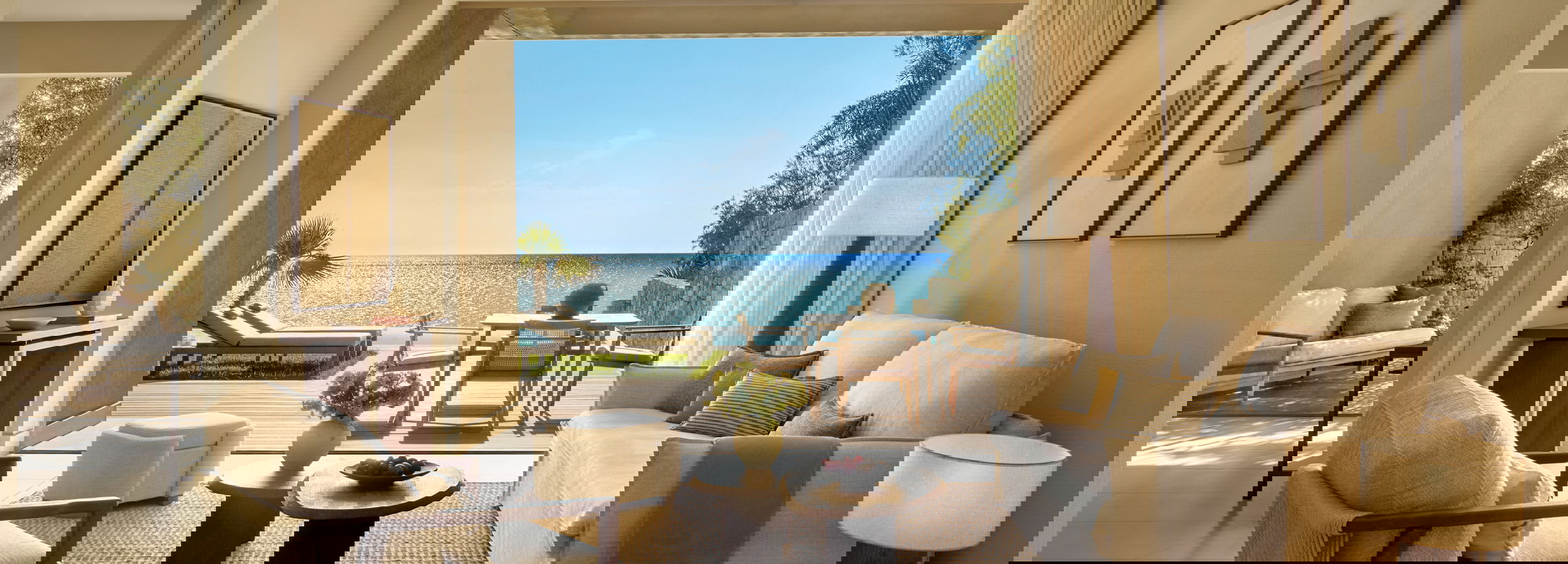 Sani Club Two Bedroom Bungalow Suite Private Pool Front Sea View 2880X1921