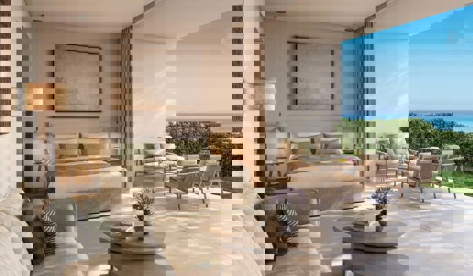 Sani Club Deluxe Double Room Private Garden Sea View 2880X1620