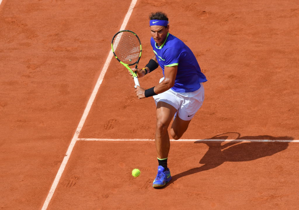 Rafa Nadal in Aktion