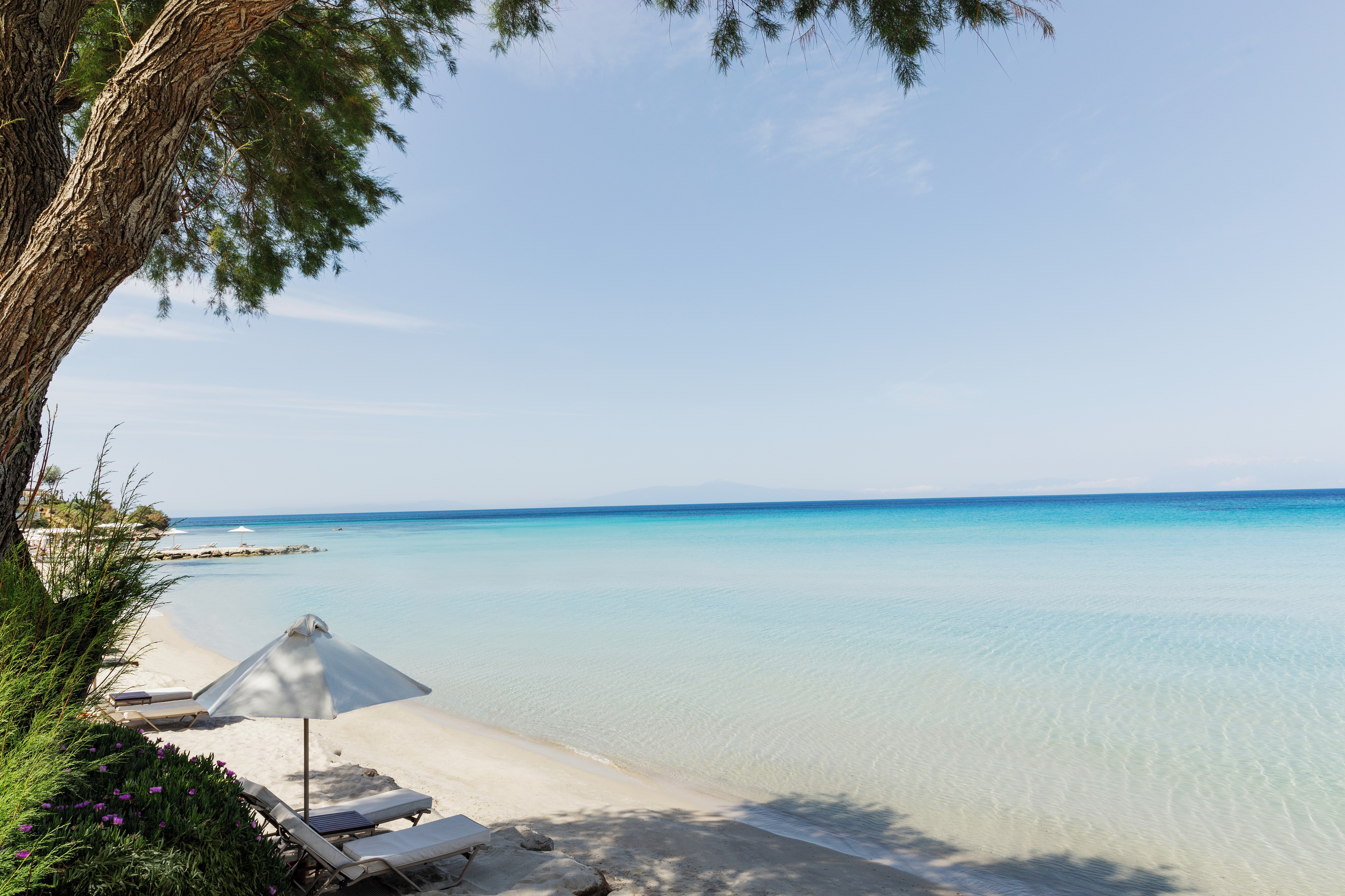 View of Sani Club Beach