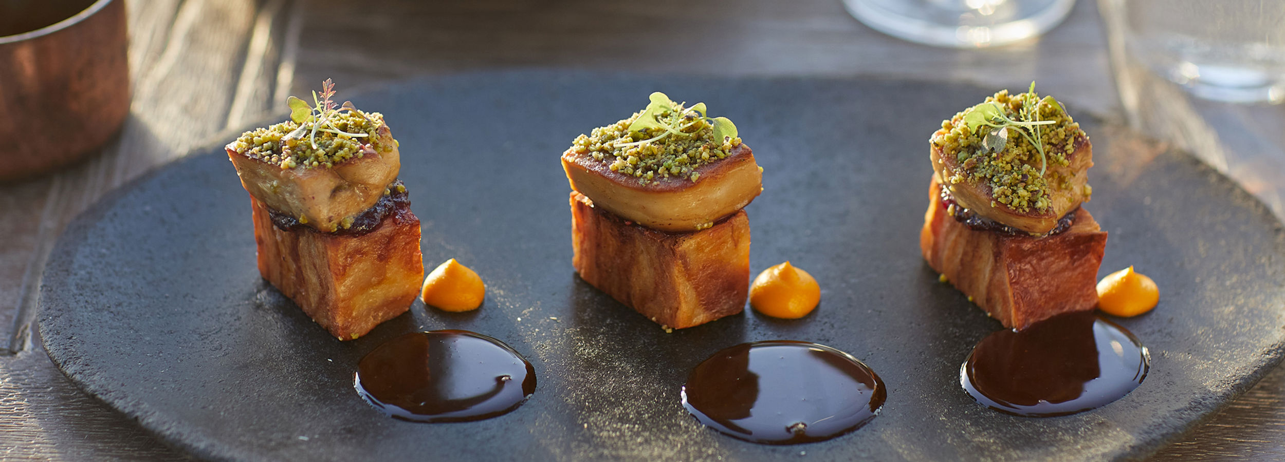 Sani Club Cabana Restaurant (Pork belly dish)