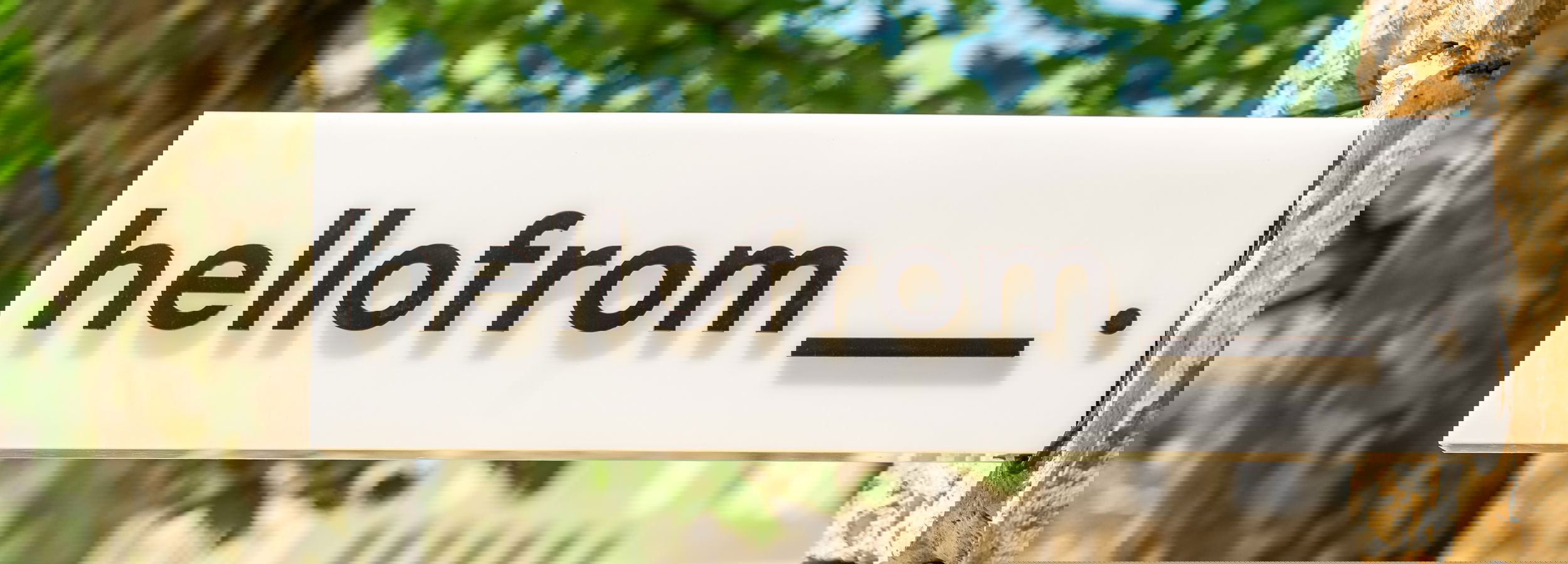 Hellofrom at Sani Marina