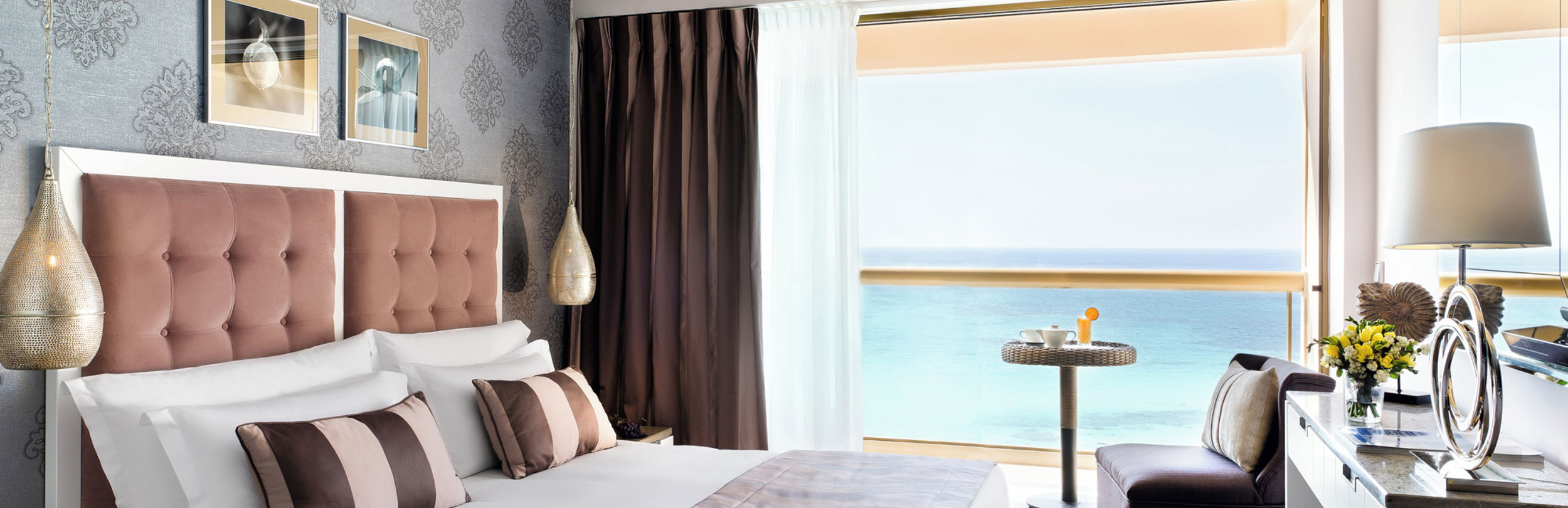 Double room at Sani Beach with sea view