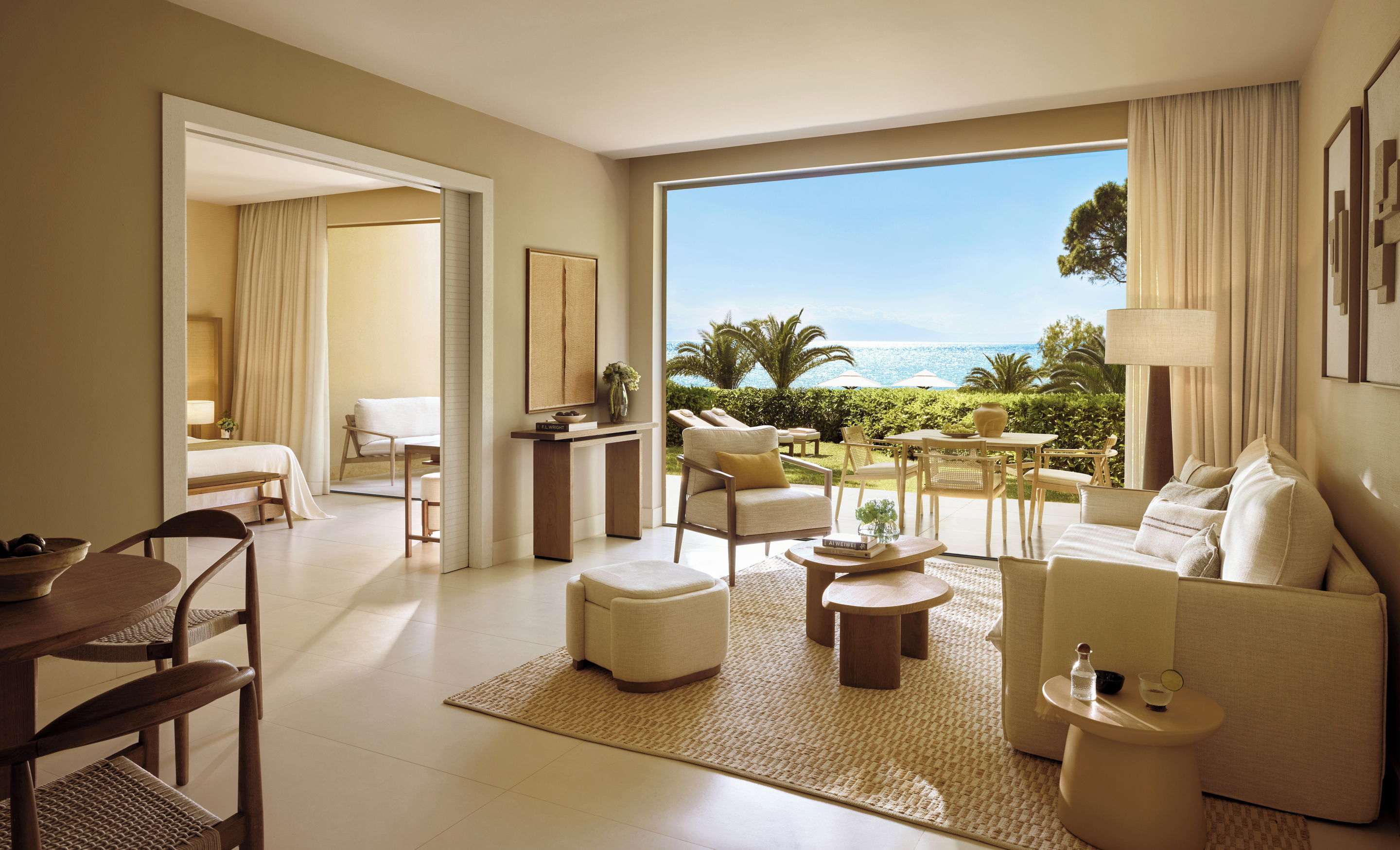 Two Bedroom Suite with Private Garden Sea View