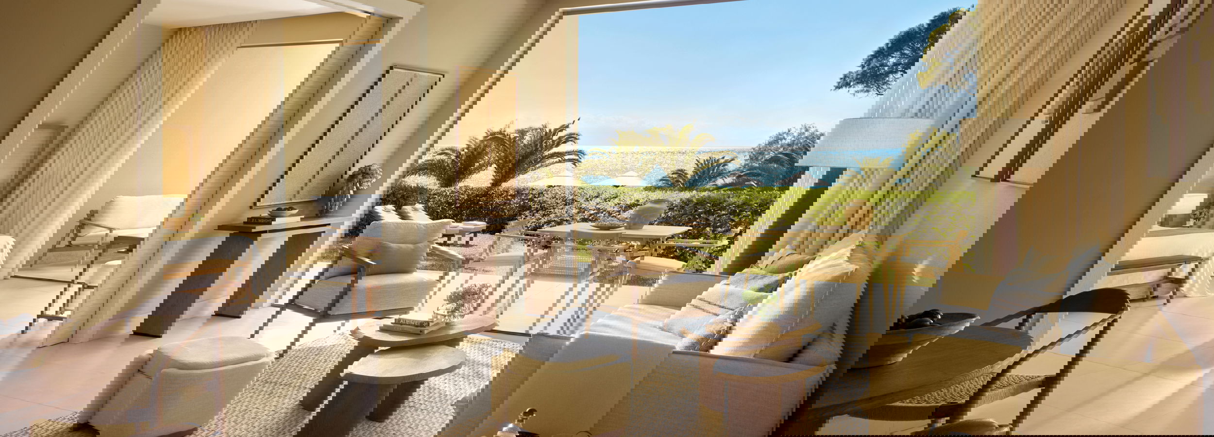 Two Bedroom Suite with Private Garden Sea View at Sani Club