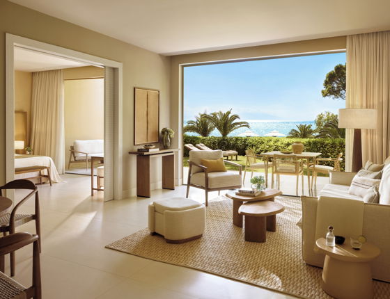 Two Bedroom Suite with Private Garden Sea View