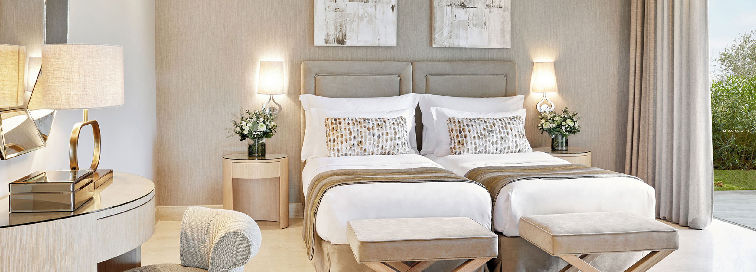 Camera familiare con arredi