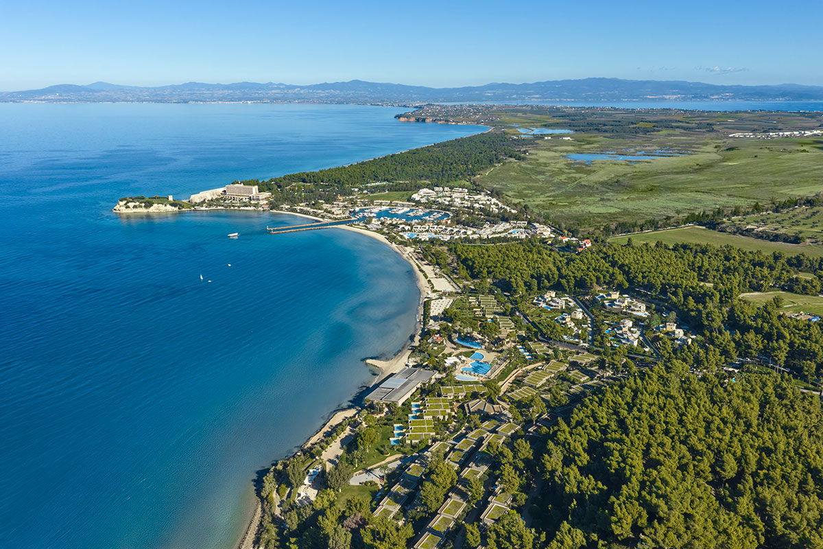 Aerial view of Bousoulas beach
