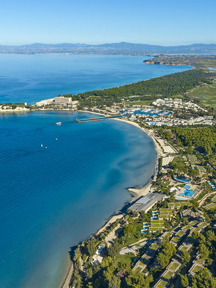 Aerial view of Bousoulas beach