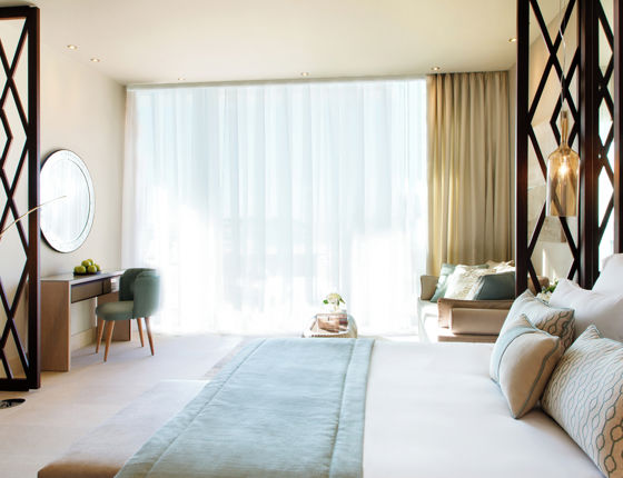 Junior Suite at Sani Dunes with view of private garden