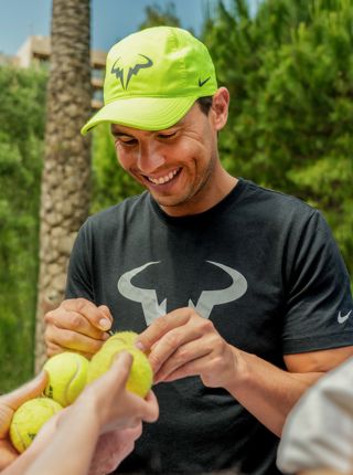 Rafa Nadal in visita a Sani Resort