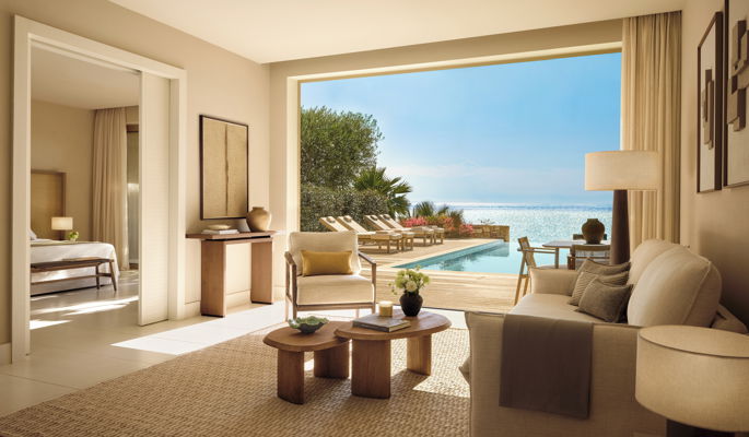 Sani Club Two Bedroom Bungalow Suite Private Pool Beach Front 2 2880X1920