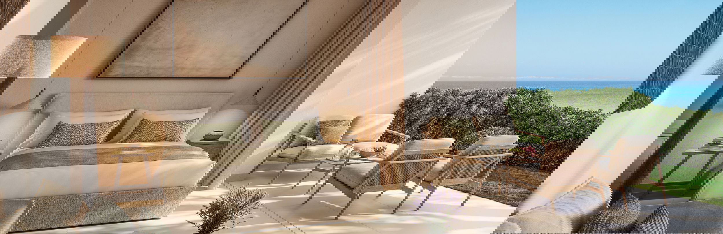 Double room at Sani Club with garden view