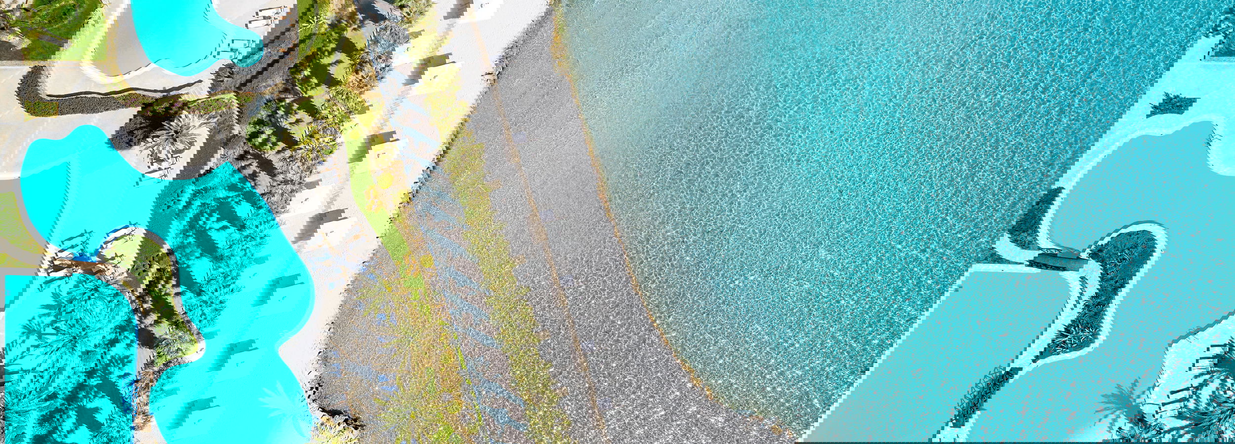 Blick auf Ammos Beach