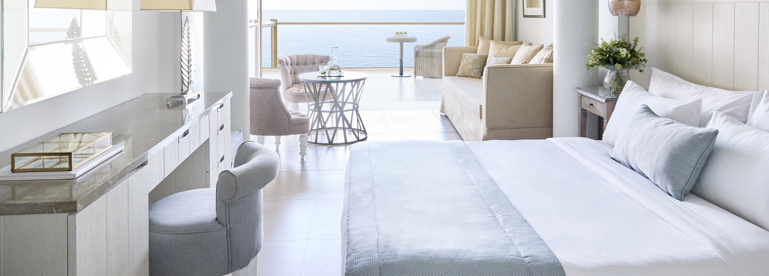 Junior Suite al Sani Beach con vista mare