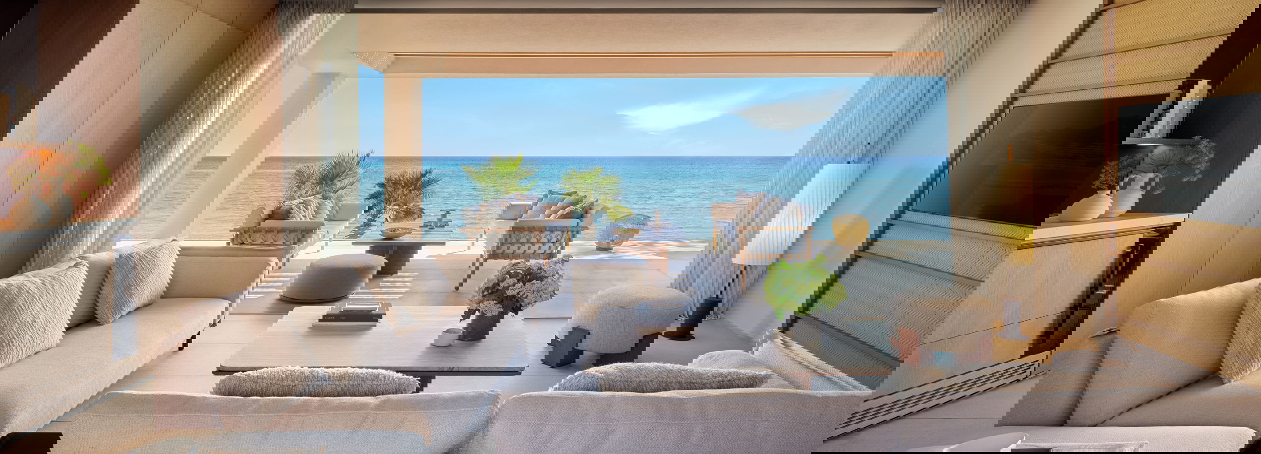 Sani Asterias Two Bedroom Grand Residence Balcony Beach Front 5 2880X1628