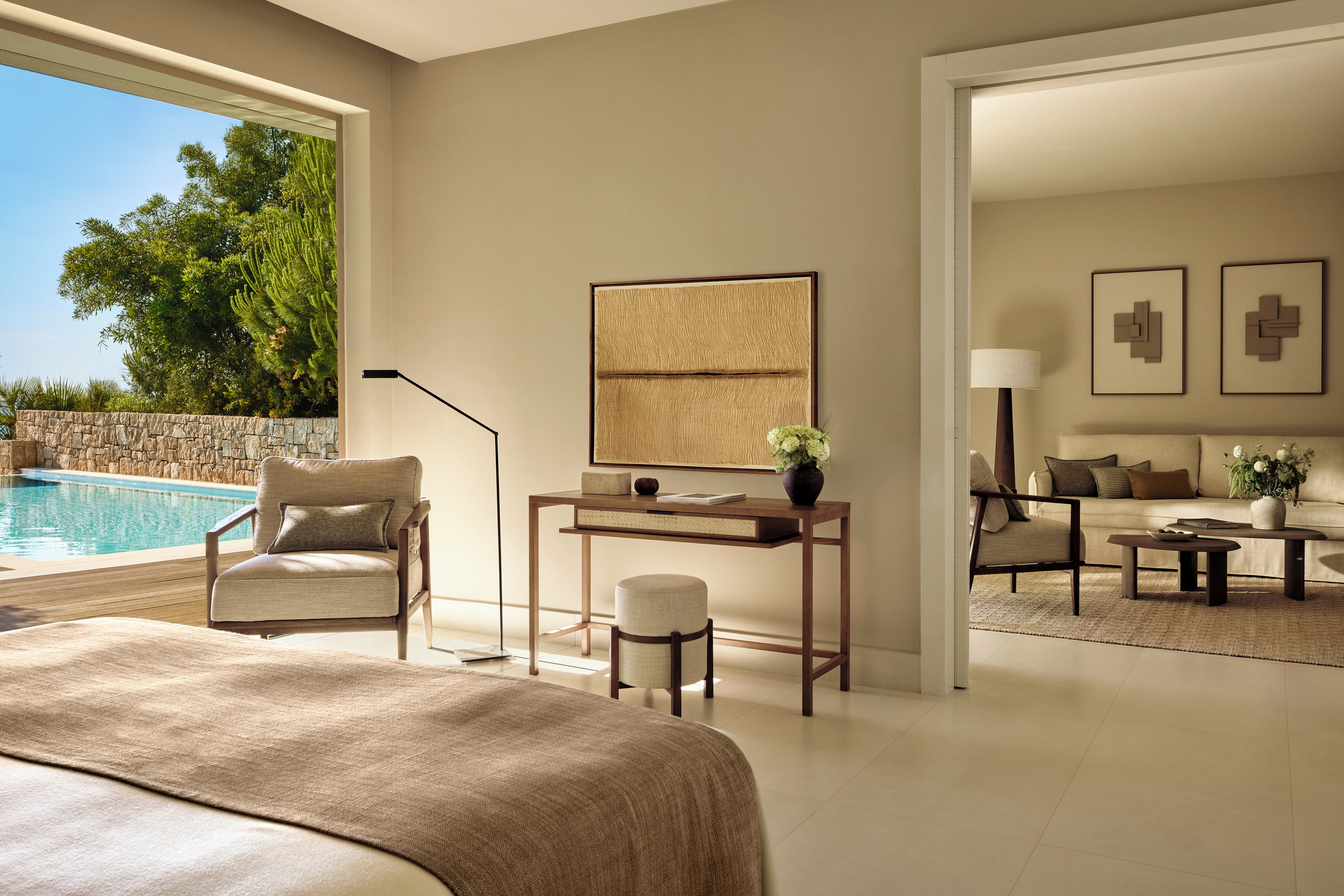 Sani Club Two Bedroom Bungalow Suite Private Pool Beach Front Bedroom 3 2880X1921