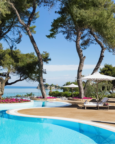 Arial view of Sani Club resort 