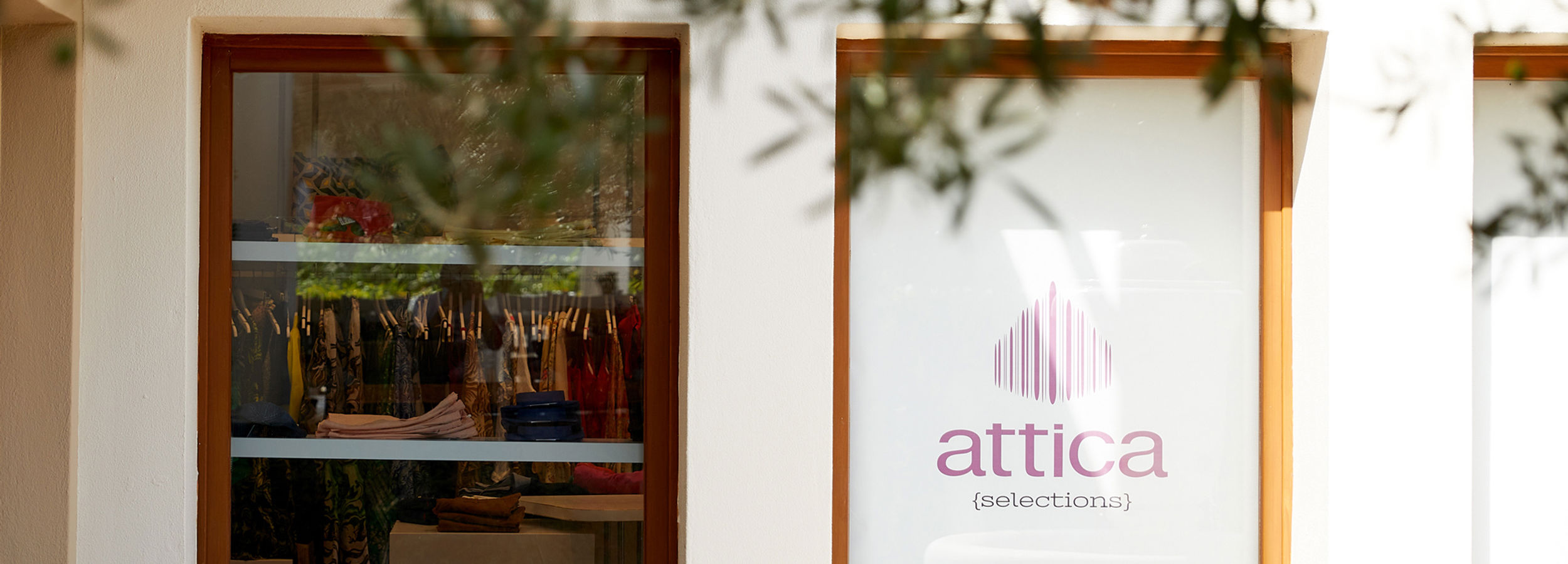 Window display at Attica Selections