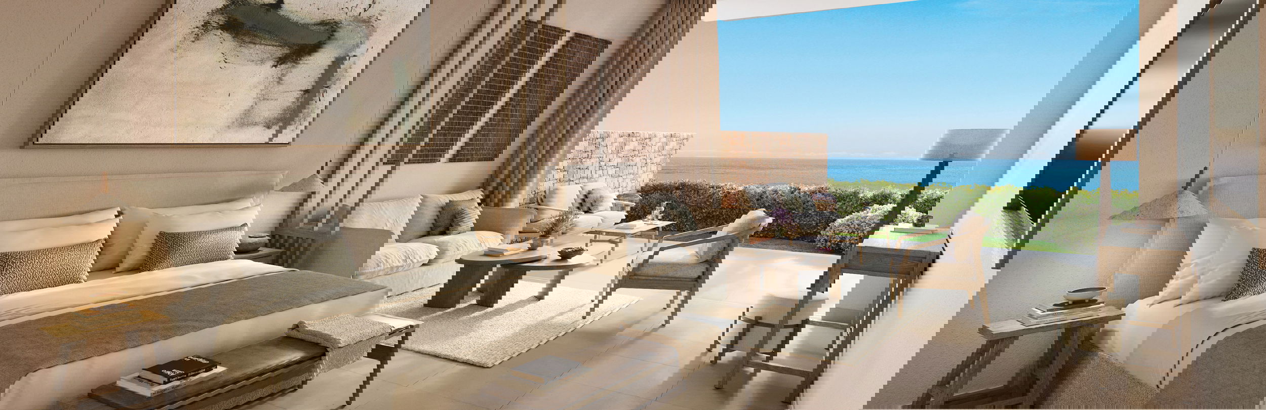 Junior suite at Sani Club with private garden