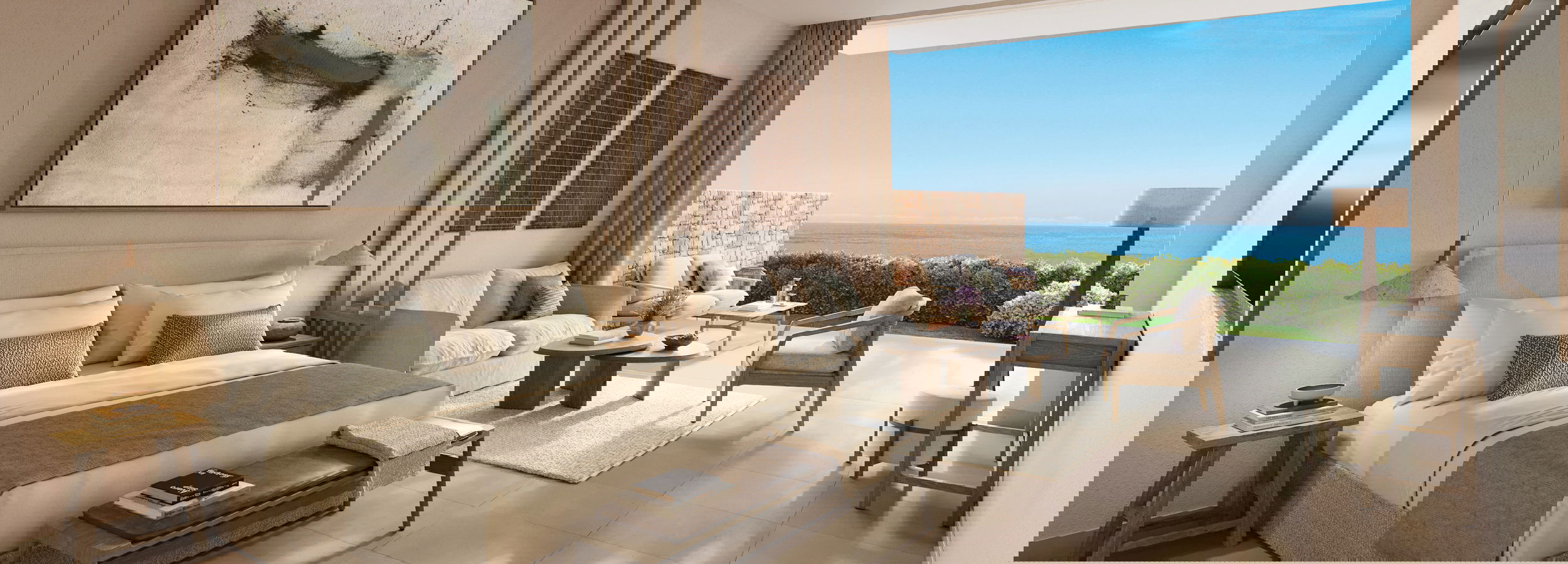 Junior suite at Sani Club with private garden
