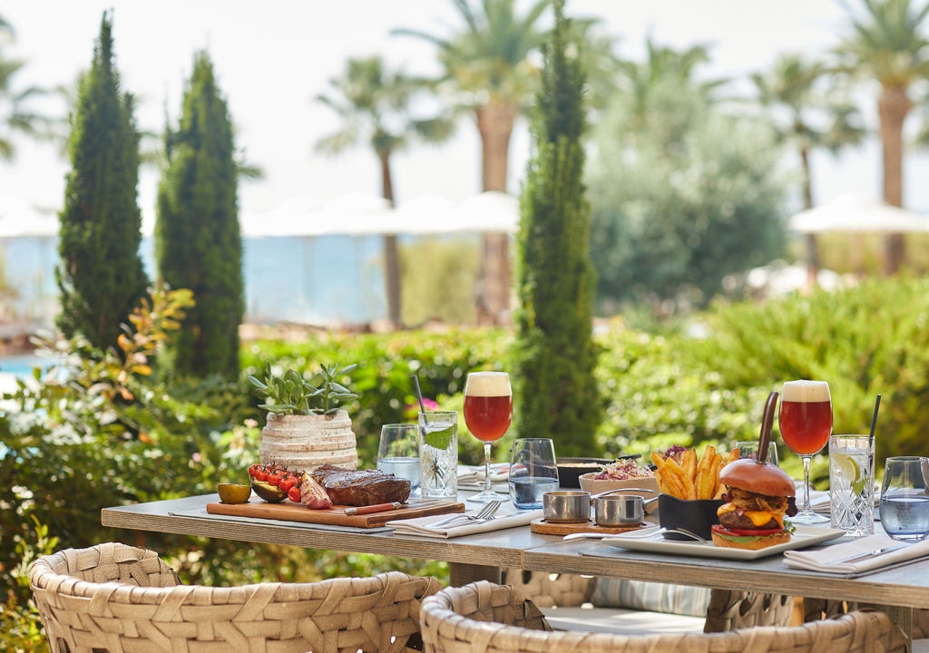 Grill by the Pool