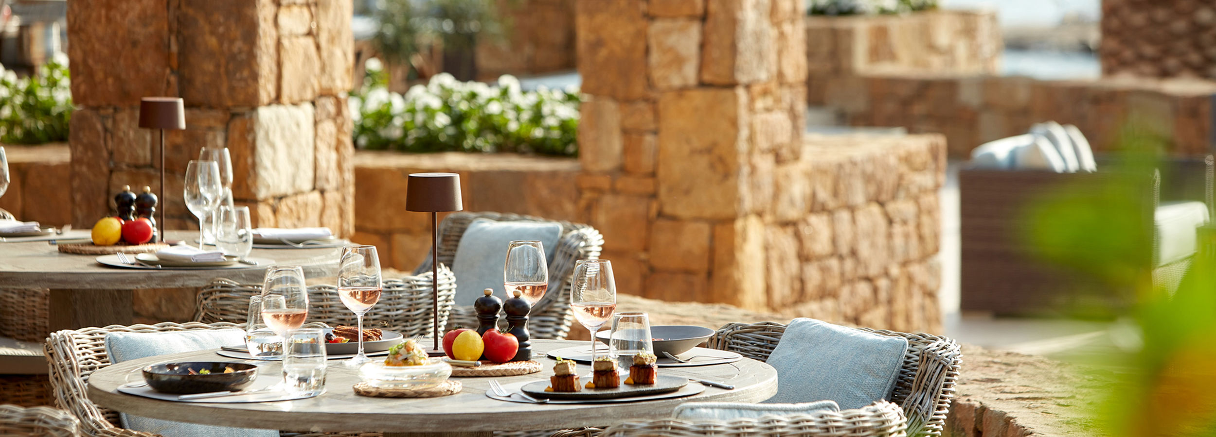 Sani Club Cabana Restaurant Table for four