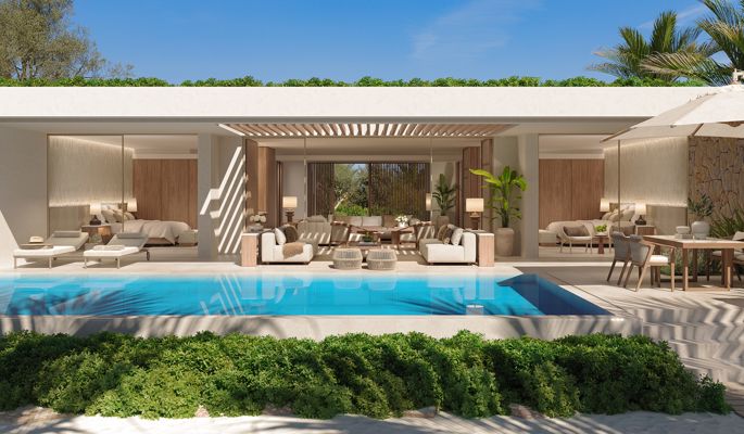 Sani Asterias Overlooking The Pool Towards The Inside