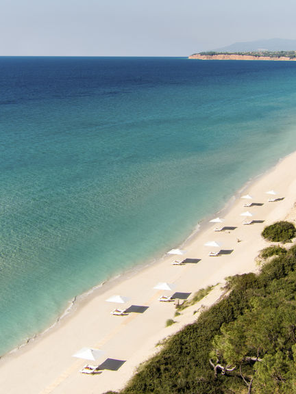 Aerial view of Bousoulas beach