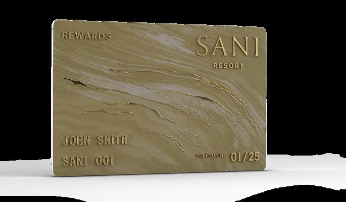 Χρυσή κάρτα πελάτη Sani