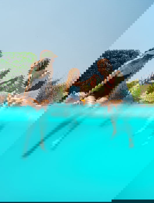 Aerial view of Sani Club resort