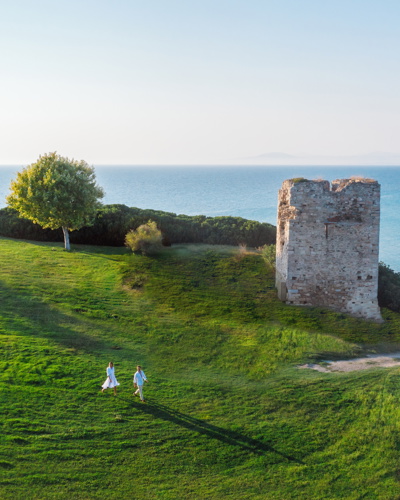 Couple on Sani Hill