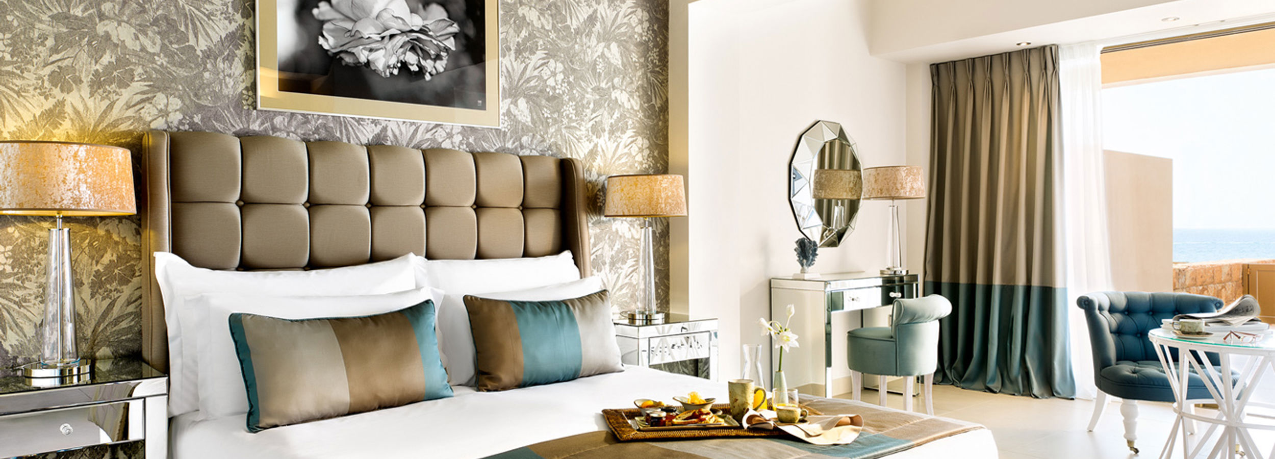 Chambre familiale avec mobilier