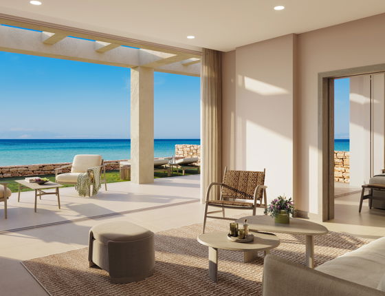 Two Bedroom Suite with Private Garden Sea View