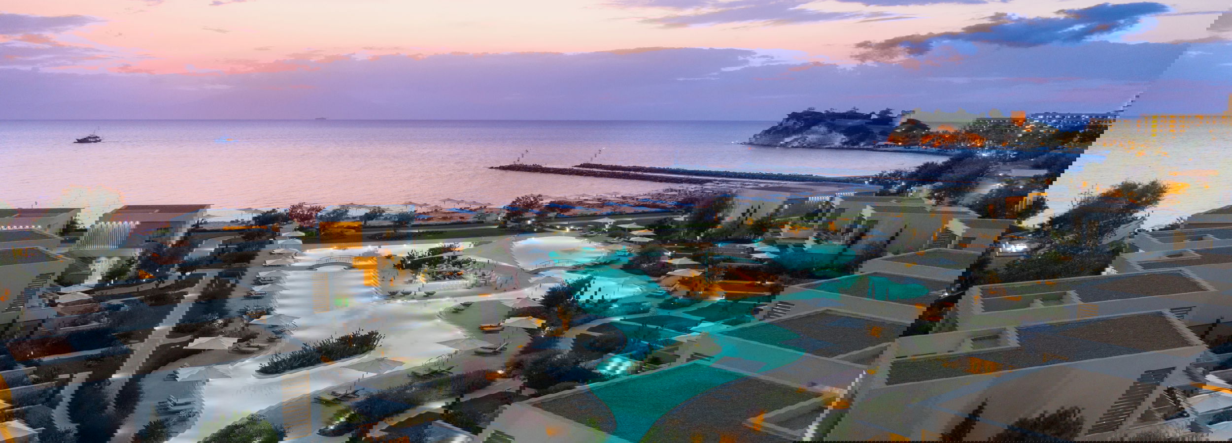 Sani Dunes Aerial Sunset 2880X1918