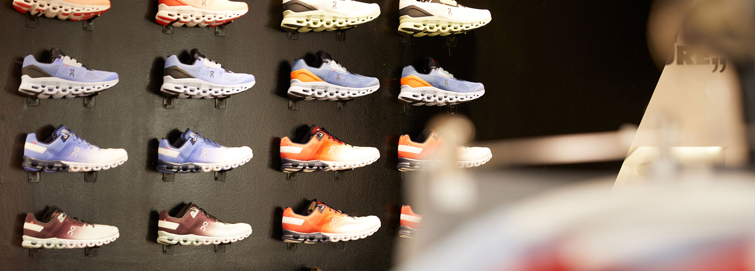 Trainers display at Nous & Body Activation