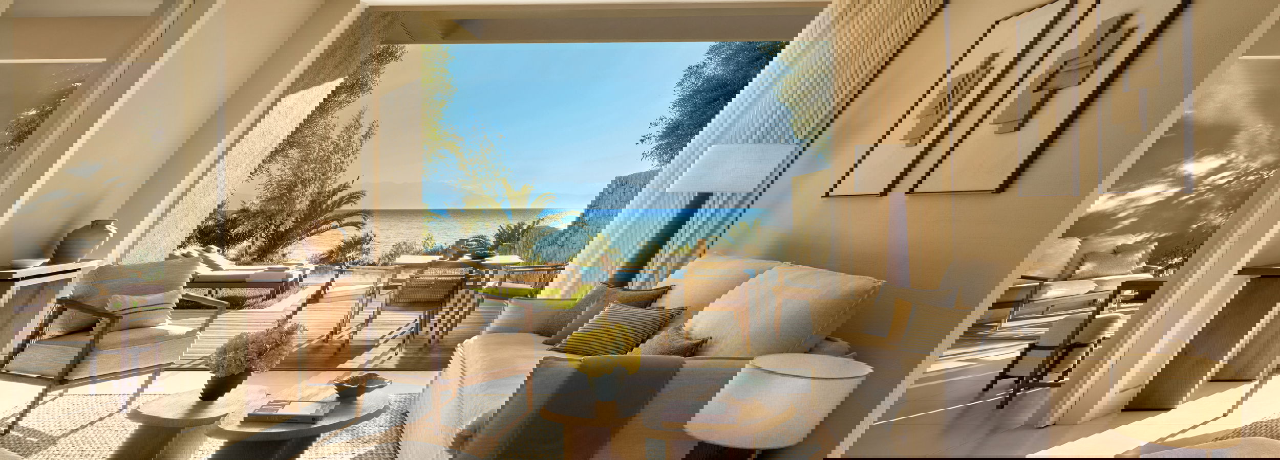 Pool view from one bedroom bungalow