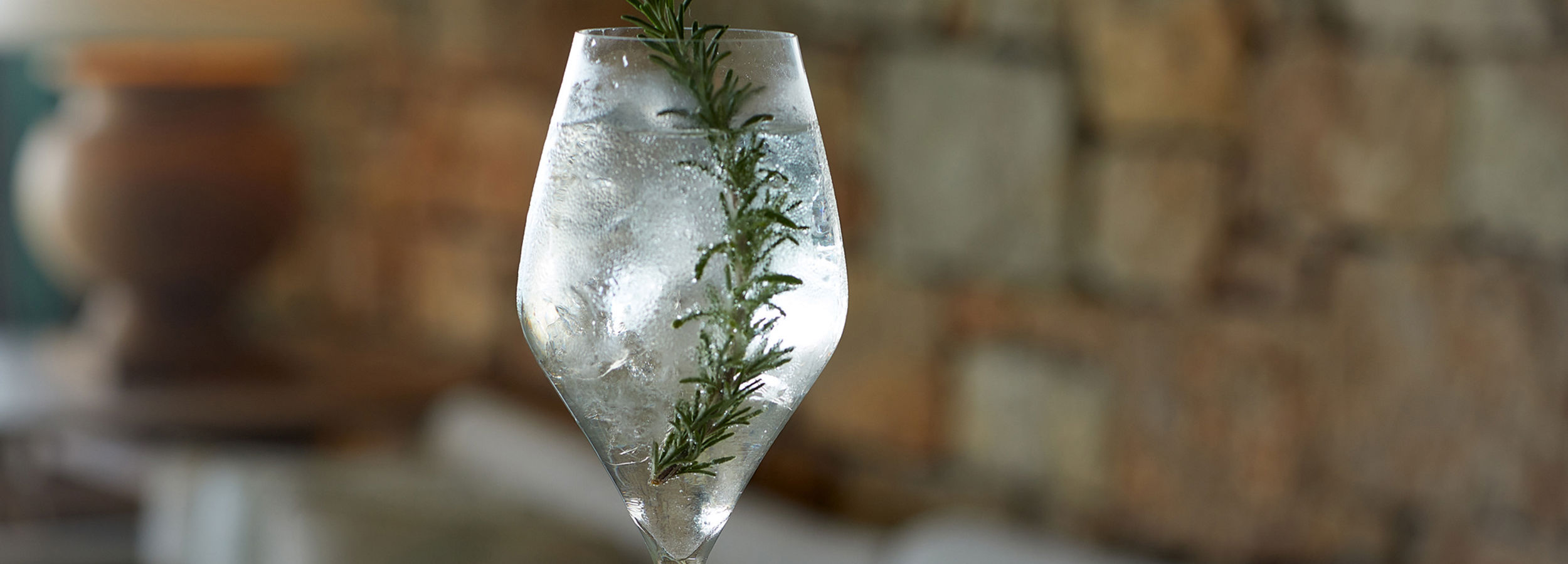 Κοκτέιλ with rosemary and appetiser