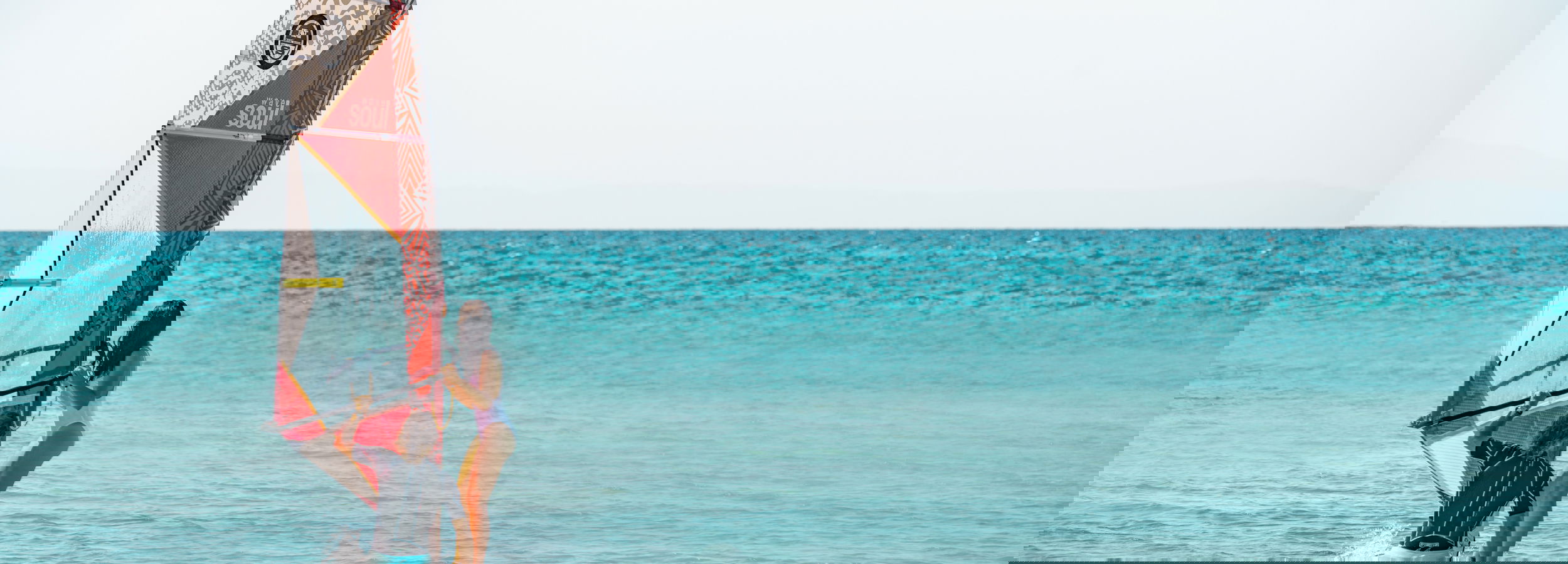 Boy on water ski Sani resort