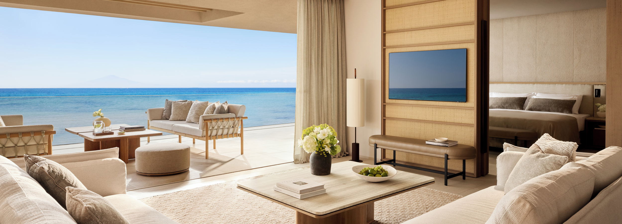 Two Bedroom Grand Residence Balcony Beach Front 10