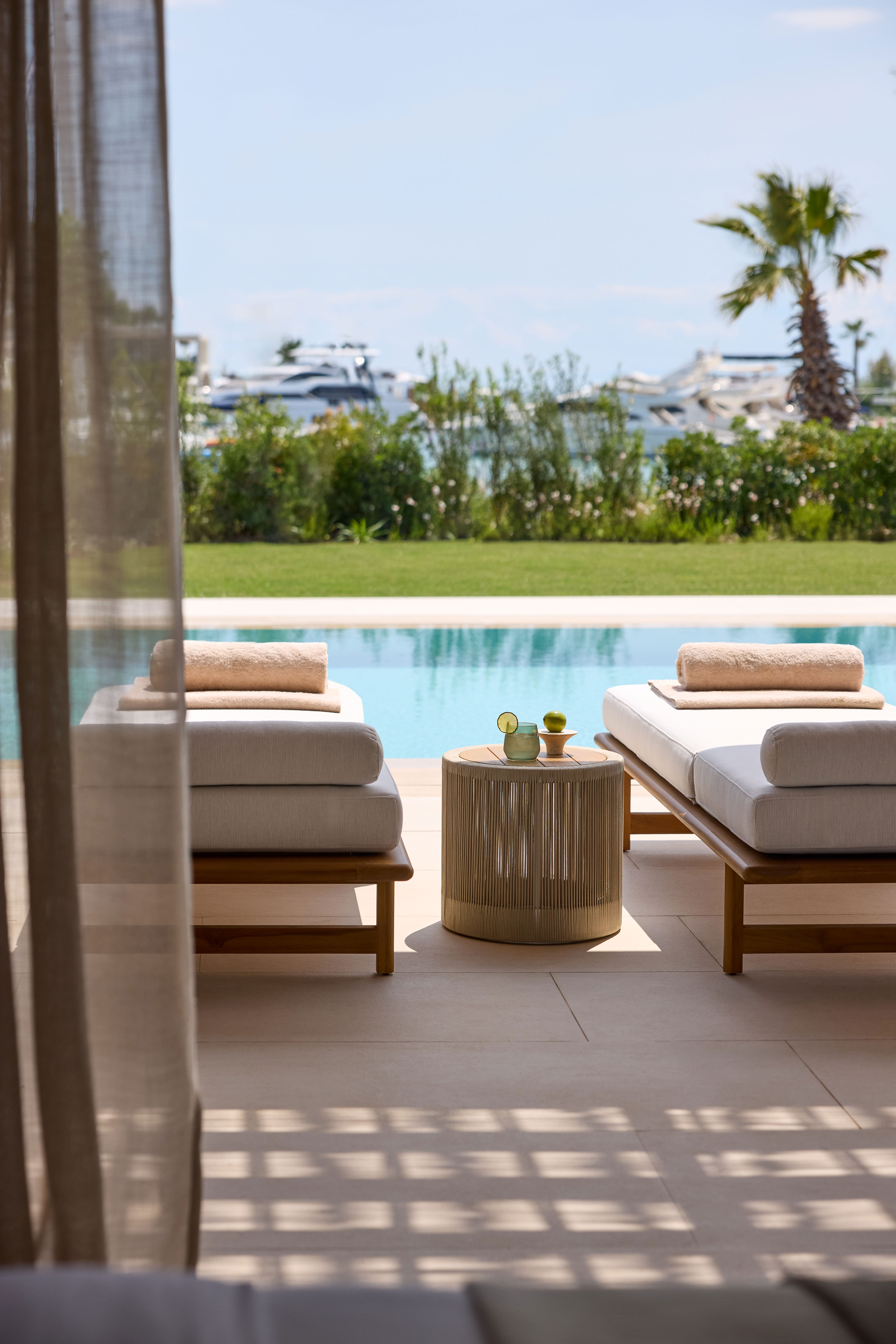 Sani Asterias Overlooking The Pool Towards The Inside