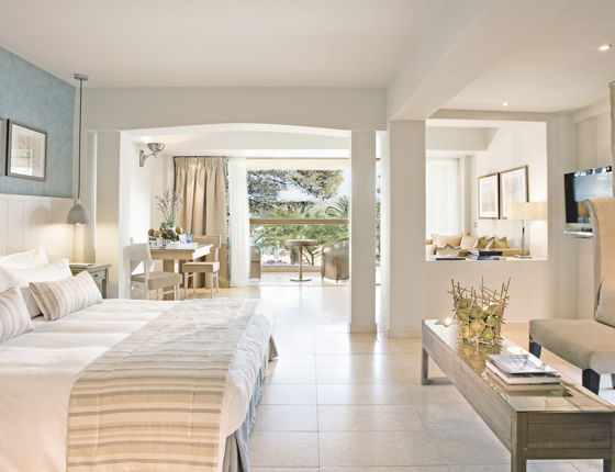 Junior Suite at Sani beach with sea view