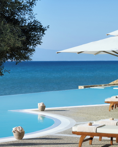 Sani Beach Infinity Pool