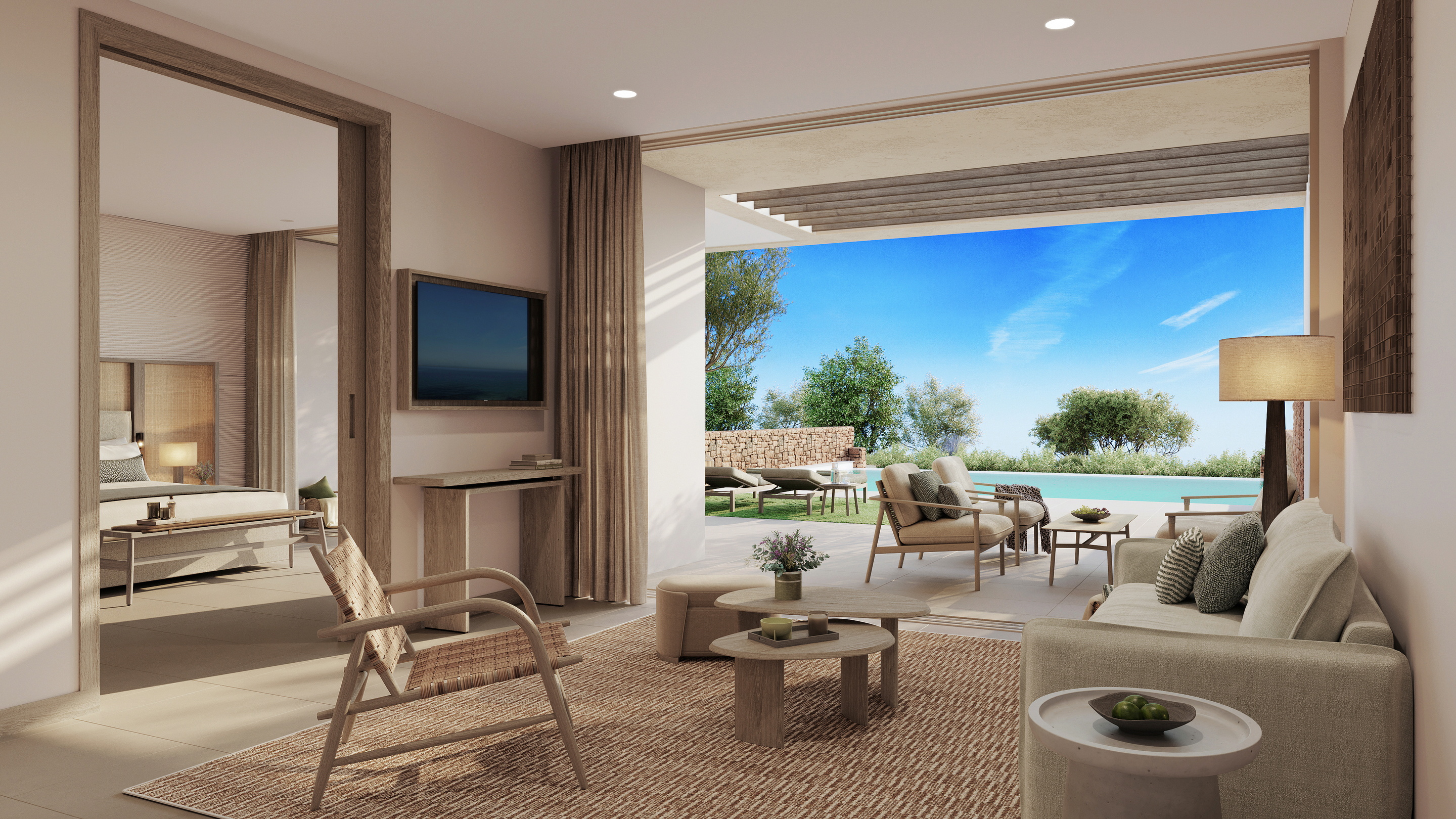 One Bedroom Bungalow Suite Private Pool Garden View