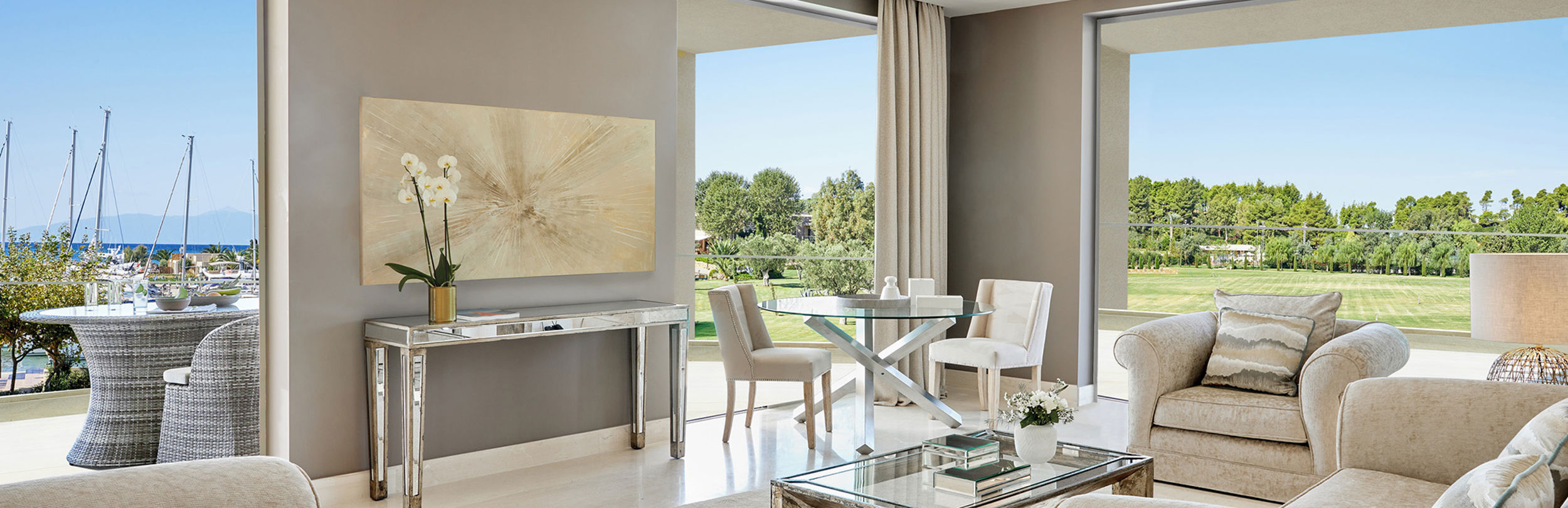 Three bedroom family suite with grand balcony