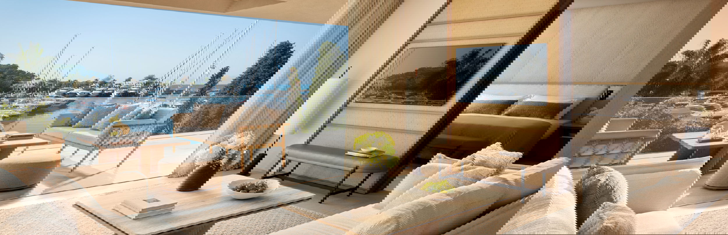 Two Bedroom Residence Balcony Marina Front
