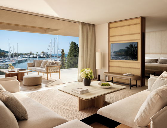 Two Bed Residence Balcony Marina Front 2880X1720