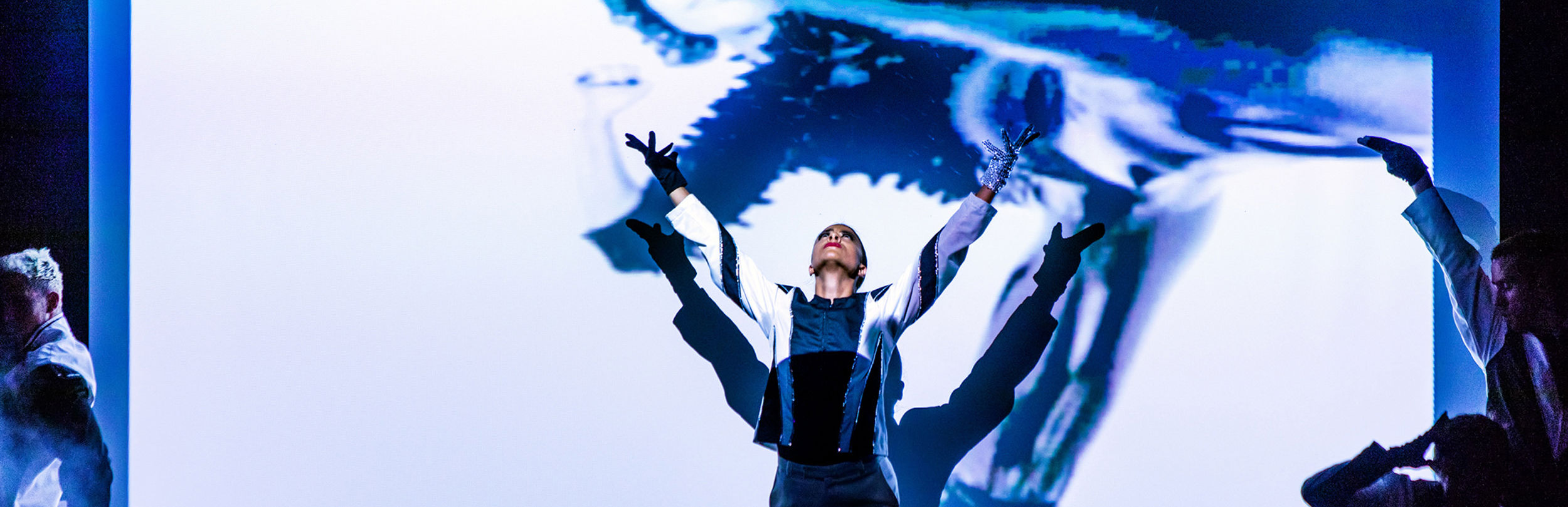 Ballerini che si esibiscono sul palco